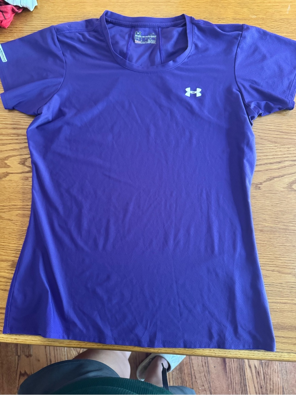 Under Armour Women's Purple Short-Sleeve Performance Tee